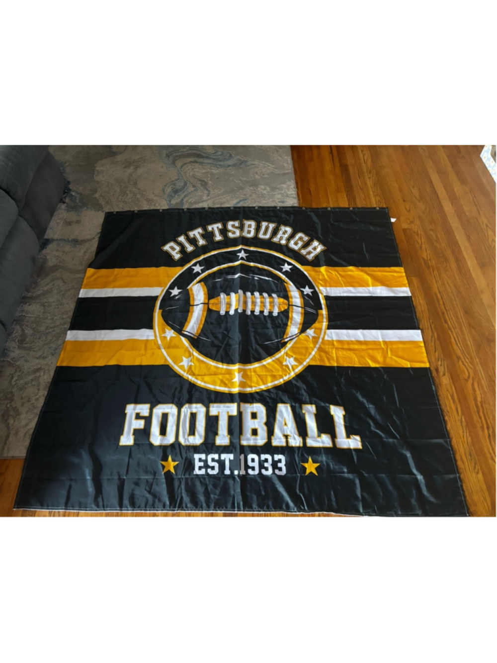 Pittsburgh Steelers est. 1933 Football Bathroom Shower Curtain
